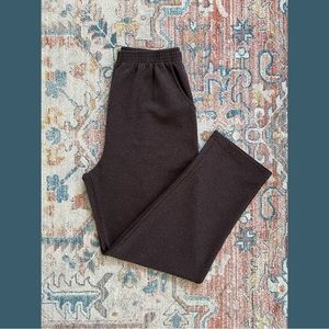 Brown High Wasted Marled Trousers